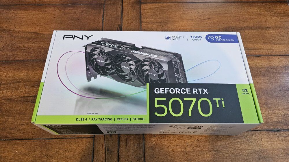 PNY NVIDIA GeForce RTX 5070 Ti OC Graphics Card