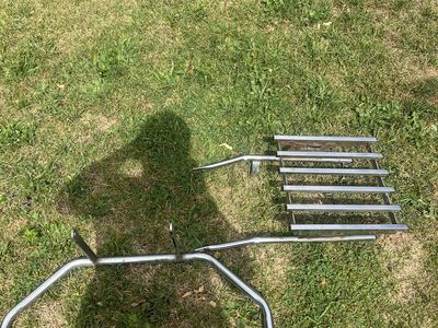Rear rack and engine guard oem Suzuki gt 550