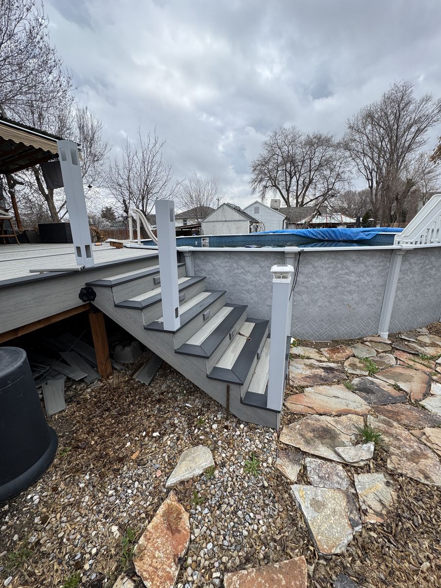 Deck Railing And Post Lights