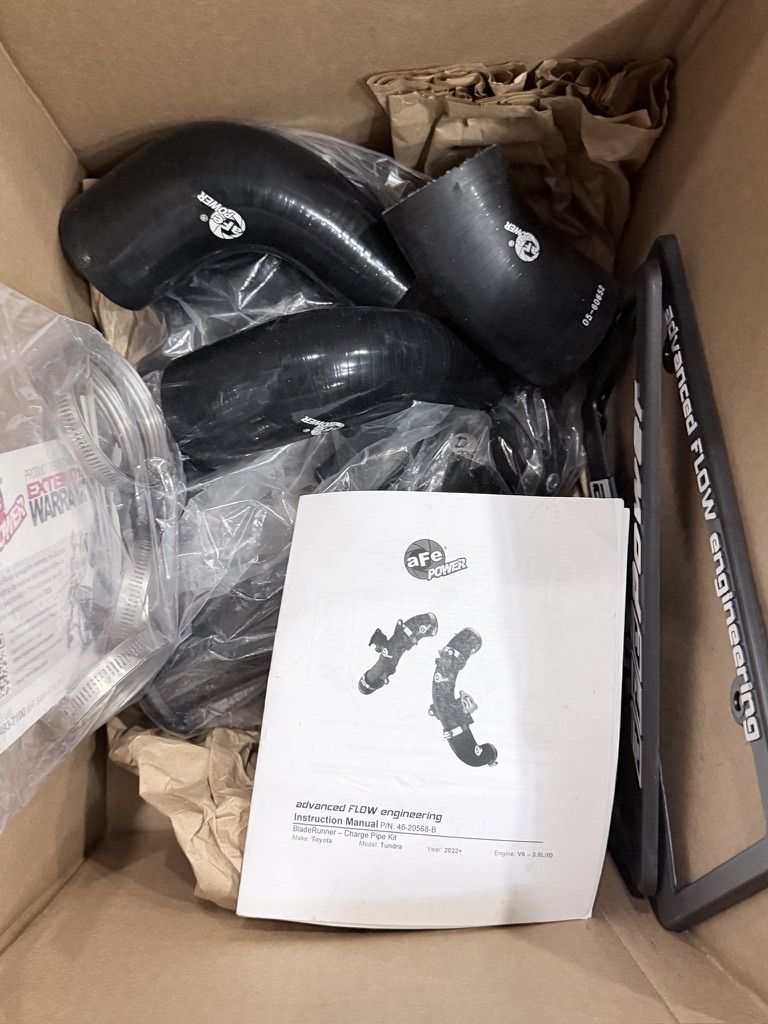 2022-2026 Tundra AFE Aluminum Charge Pipe Black
