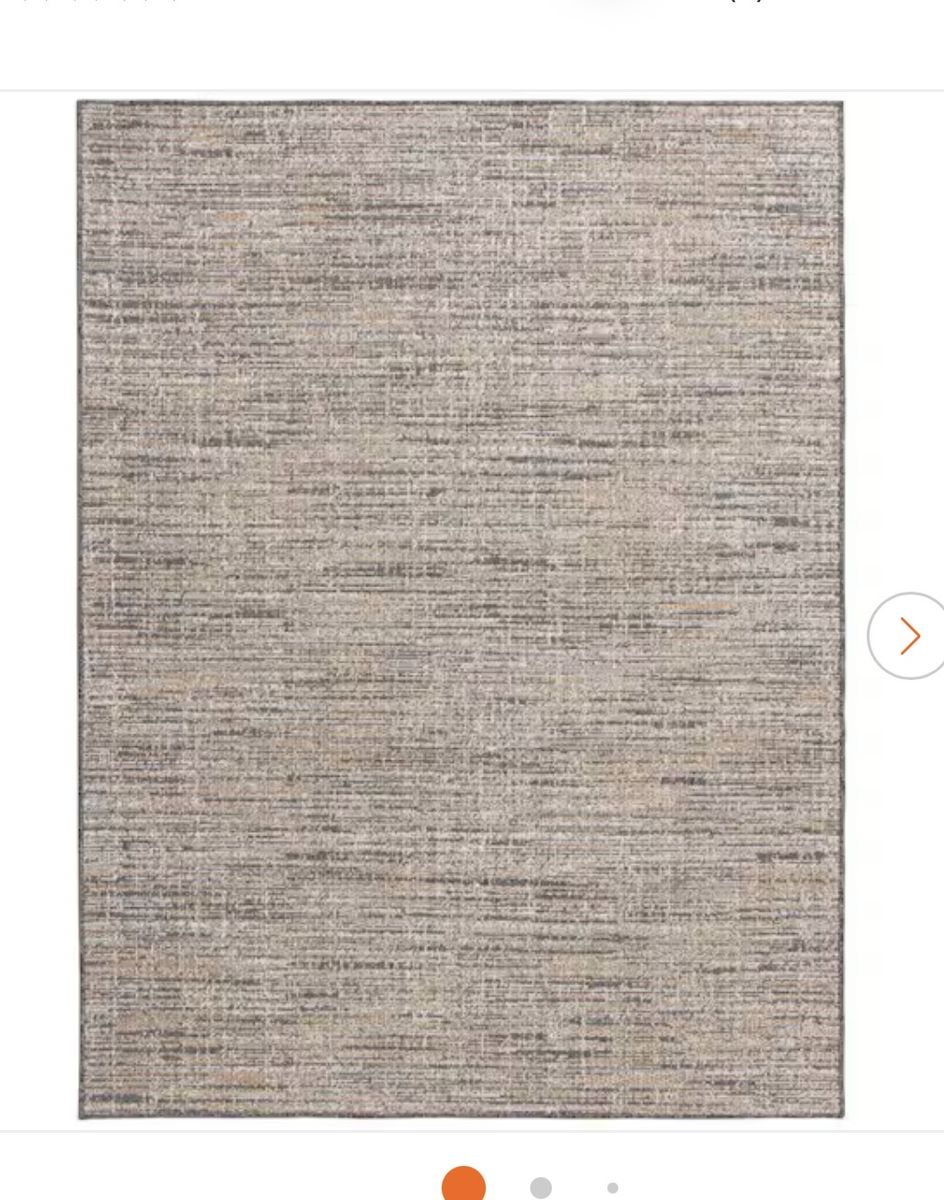 Wicker Weave Beige 10 ft. x 13 ft. Indoor/Outdoor Area Rug by Hampton bay msrp $263