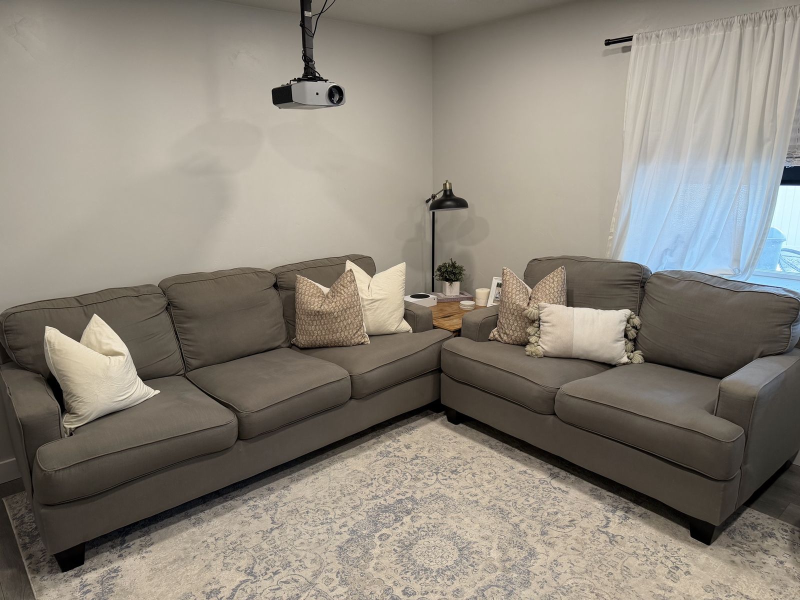 Grey Sofa and Loveseat NEED GONE ASAP