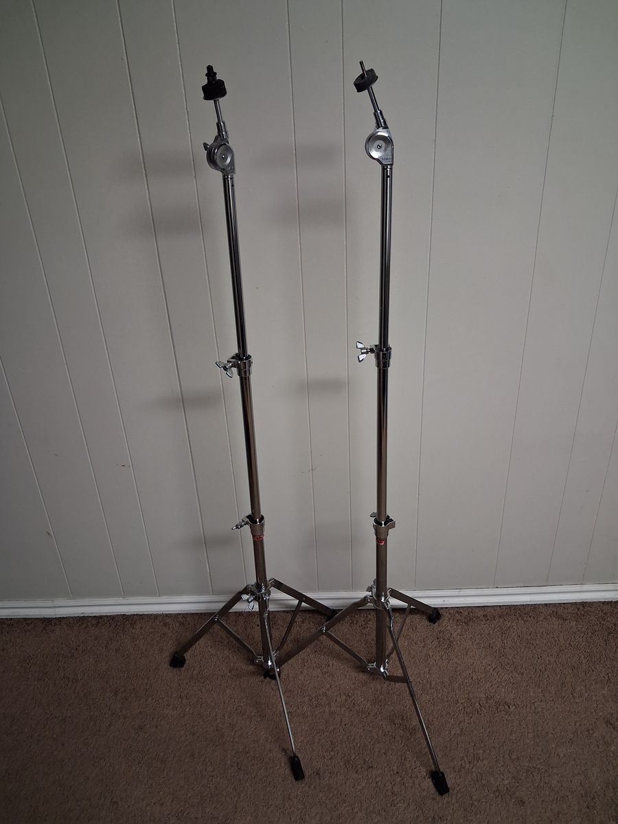 2 vintage Tama straight cymbal stands