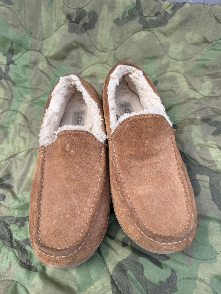 UGG Ascot Moccasin Slippers Chestnut - Men's 13