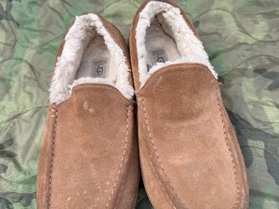 UGG Ascot Moccasin Slippers Chestnut - Men's 13