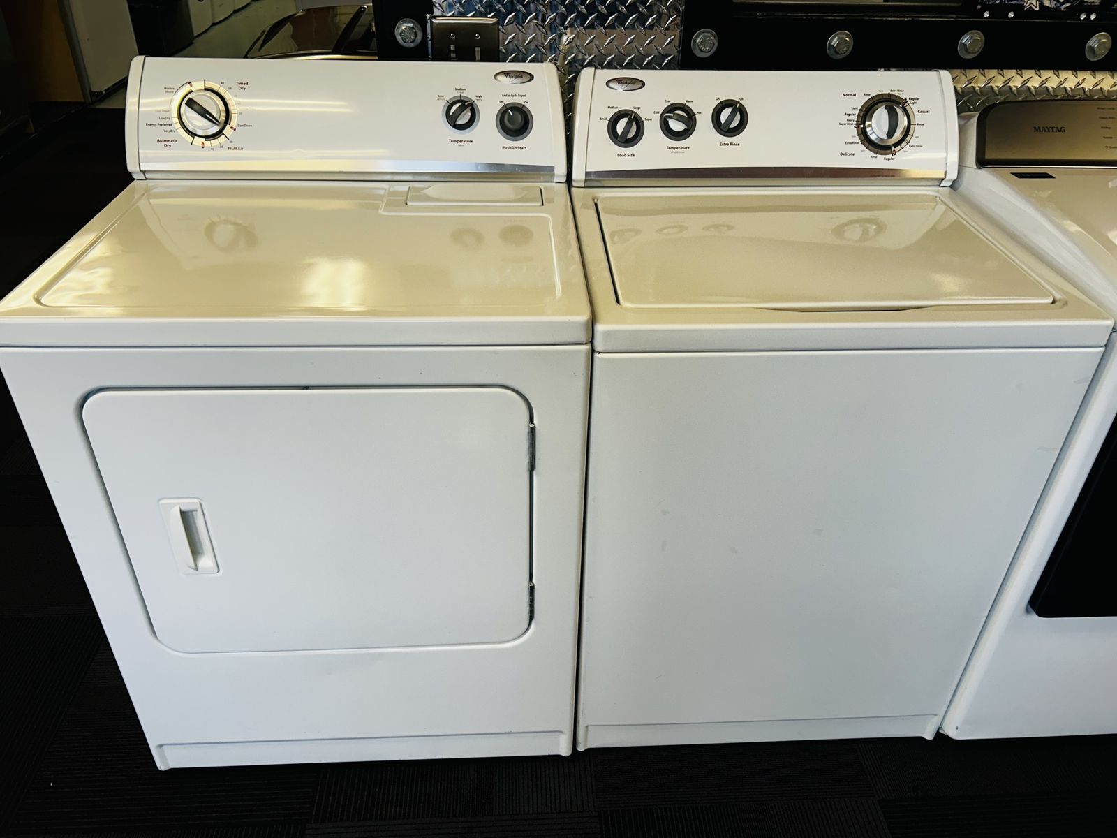 Whirlpool Electric Top Load Set