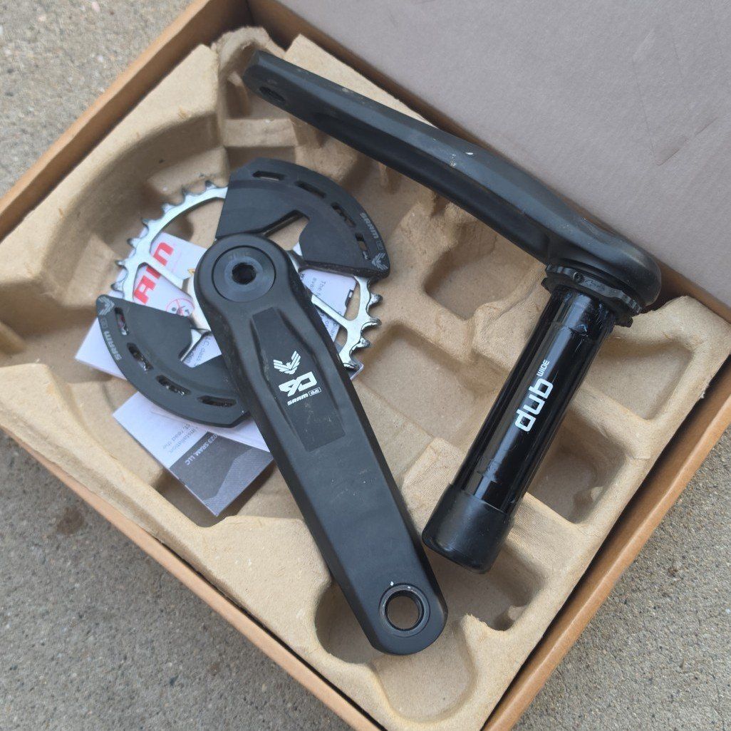 Sram 90 170mm dub wide 32t crankset transmission
