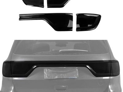 2014-2023 Dodge Durango Tail Light Lamp Cover Guard, Smoked Black