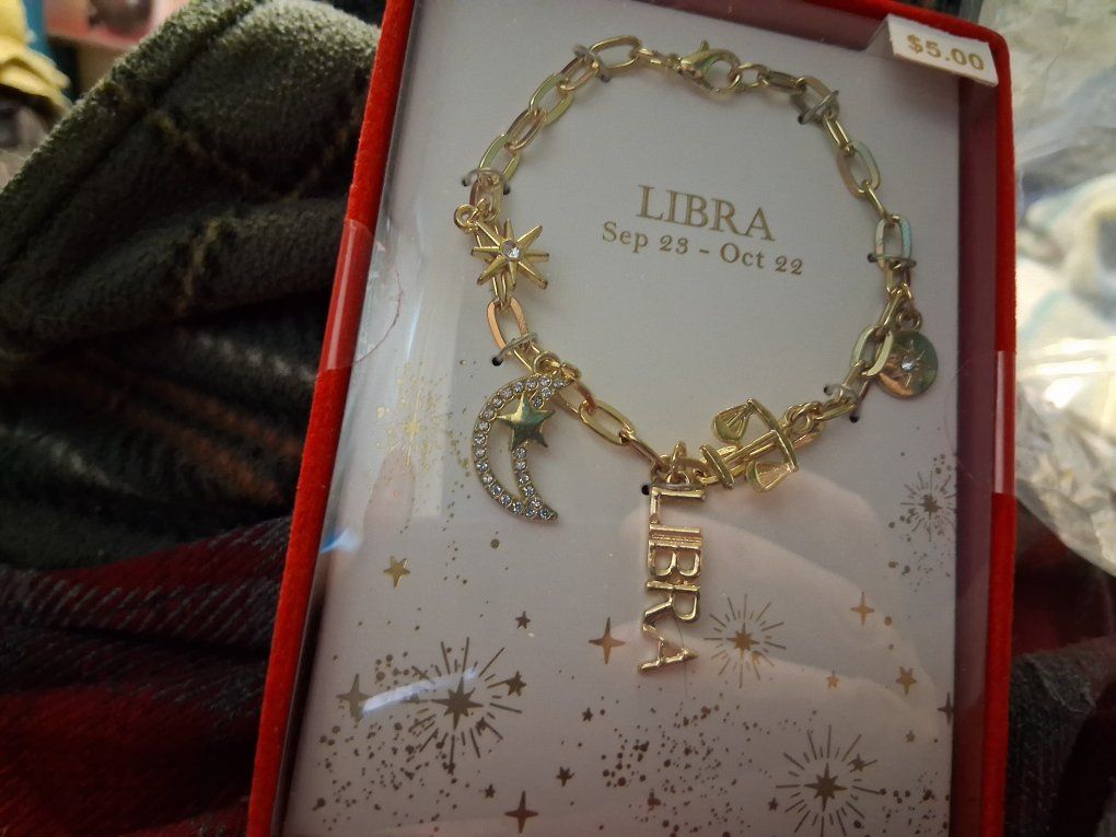 Birthday signs jewelry 4 bucks each