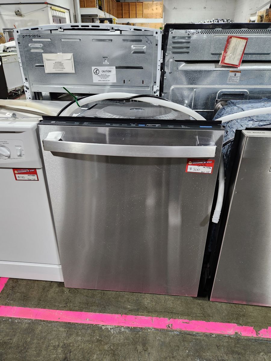 GE Profile Stainless Steel Built-in Dishwasher with Top Controls