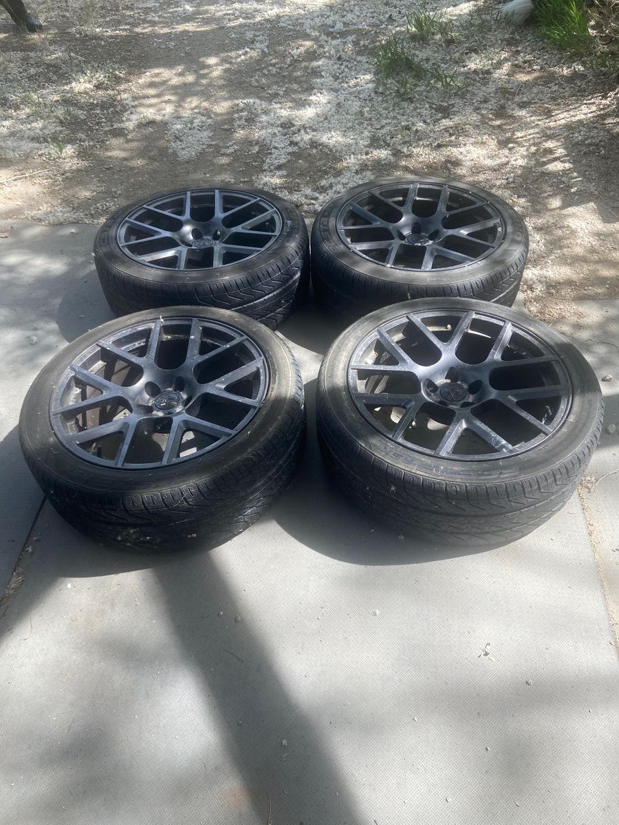 Dodge Challenger RT Mopar OEM Factory 20 inch Wheels and Tire Set