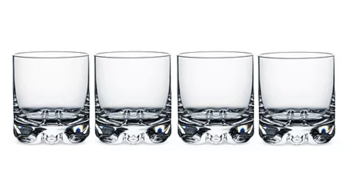 SIX Orrefors “Erik” Old Fashioned glasses