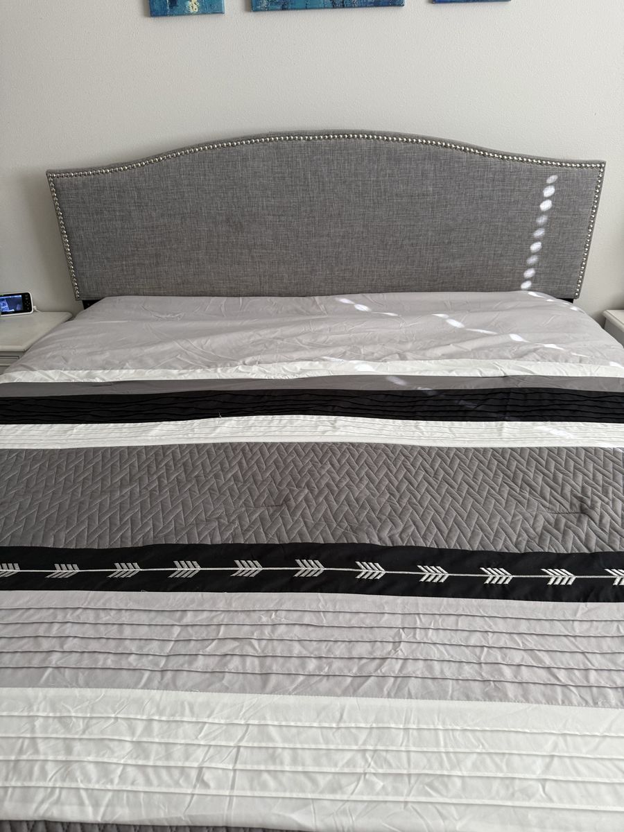 King Size Upholstered Headboard