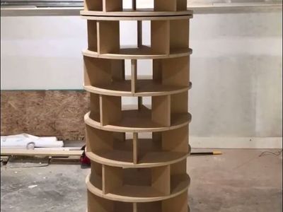 2 revolving shoe shelves- Please read- not as pictured