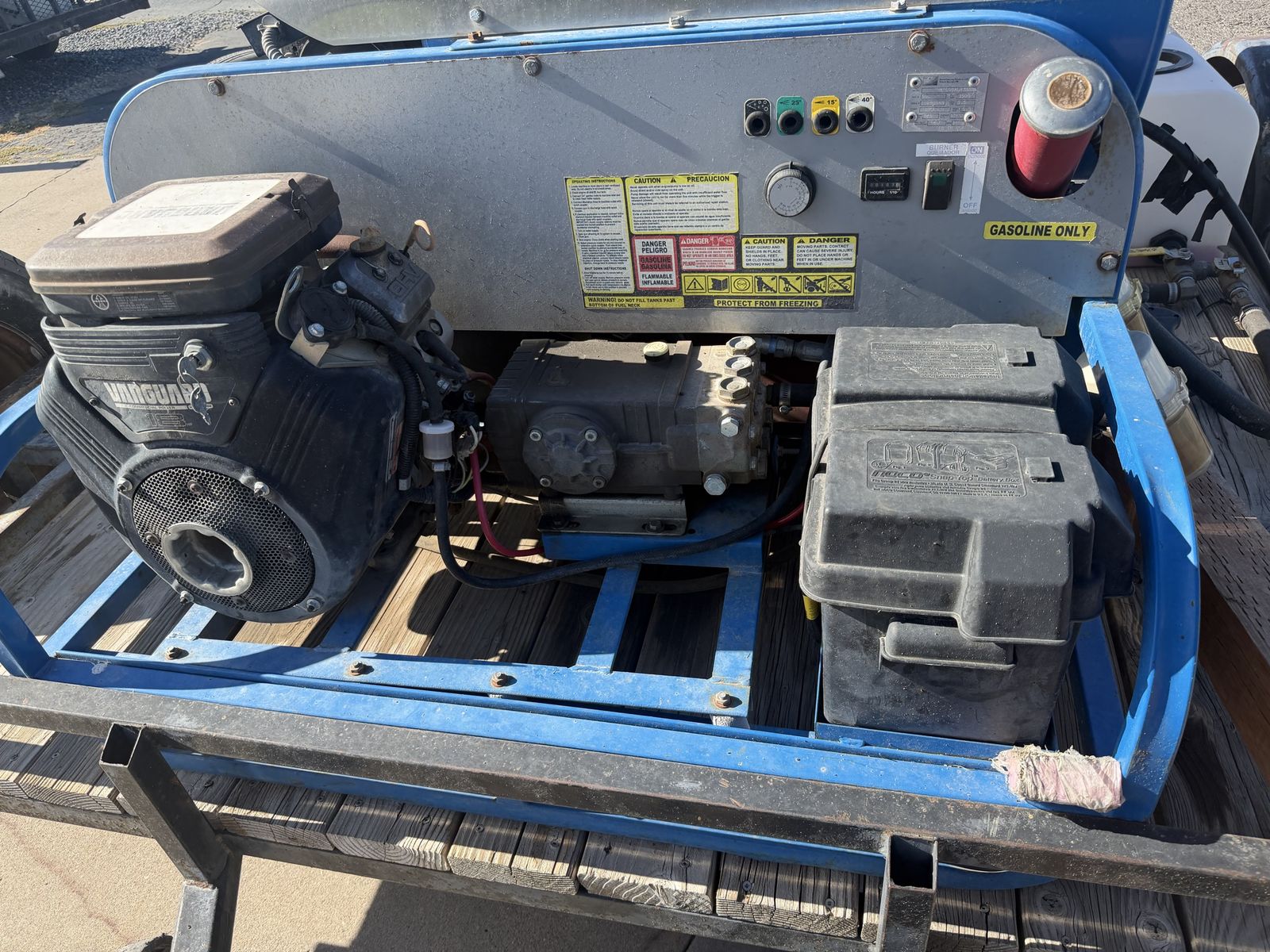 Pressure washer trailer