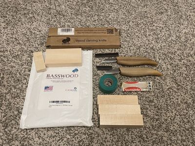 Whittling or wood carving kit