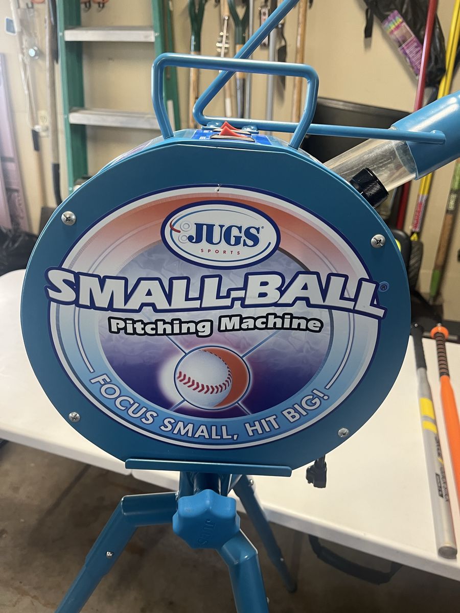 JUGS Sports Small-Ball Pitching Machine - Fastball & Curveball - Good Condition