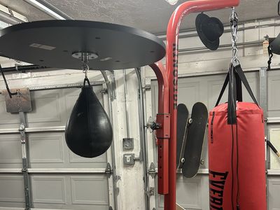 Boxing Everlast Elite Heavy Bag & Ringside Speed Bag Platform with Powerlook Speed Bag with gloves and jump rope - 400 obo