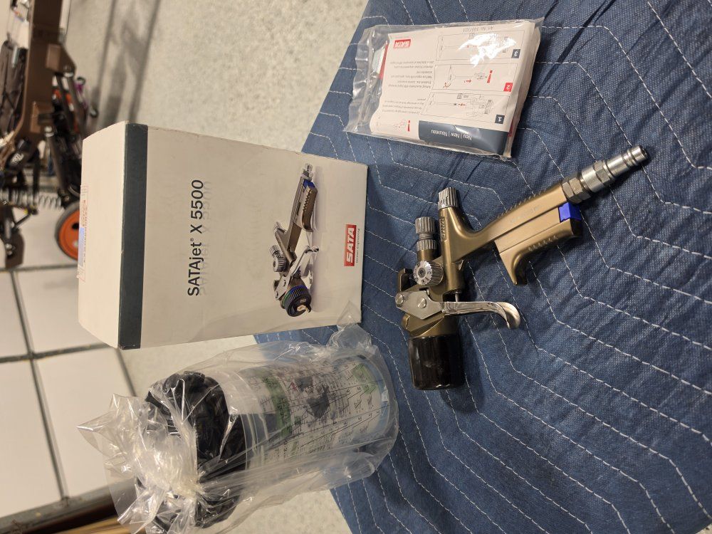 Sata Jet 5500 HVLP Paint Gun Spray automotive