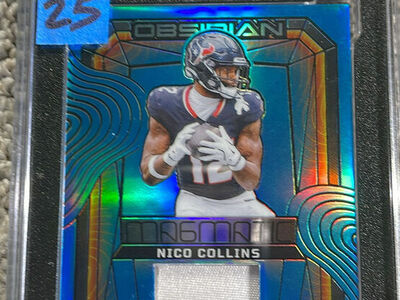 Nico Collins Houston Texans graded slabs