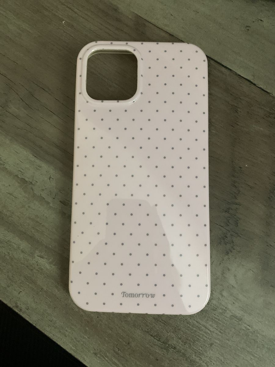Tomorrow Polka Dot Phone Case for iPhone 12 PRO - Pink/Grey