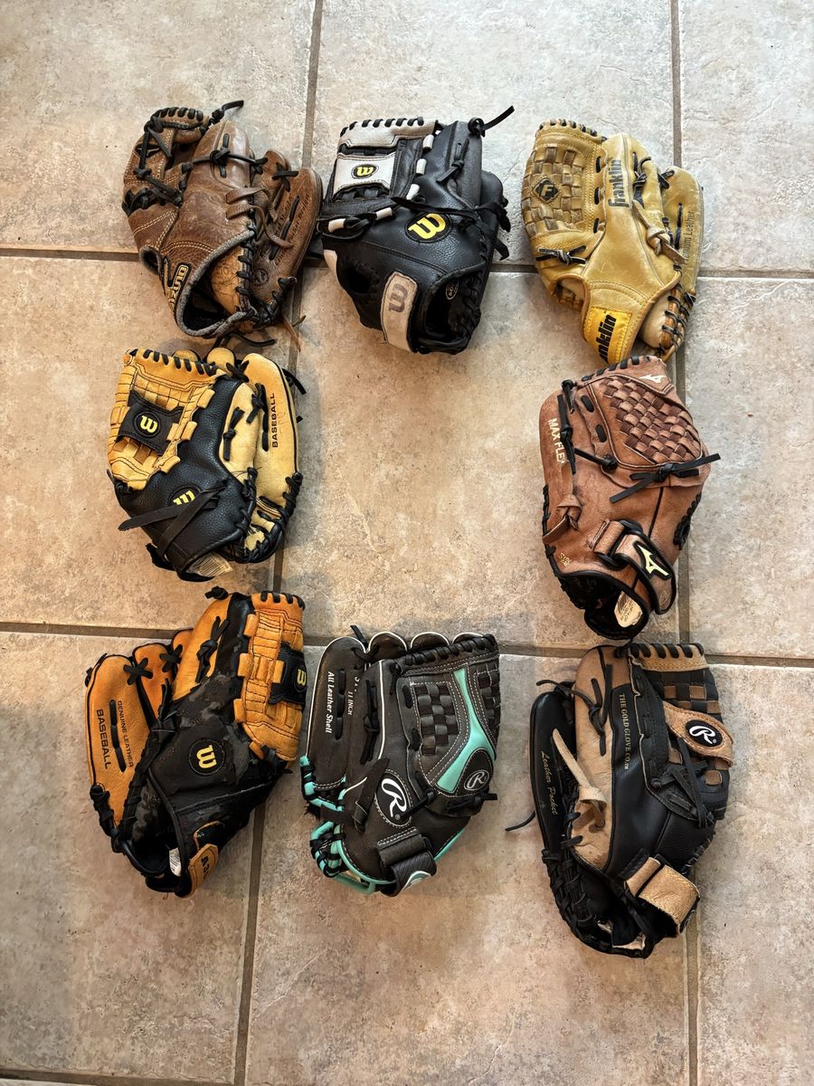 Baseball Mitts For Sale.    Your Choice $25 Each