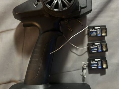 Futaba T3PV Radio With 3 Recievers