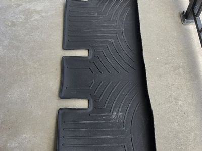 WeatherTech FloorLiners Black Front & 2nd Row Mats for 2022-2026 Tesla model 3
