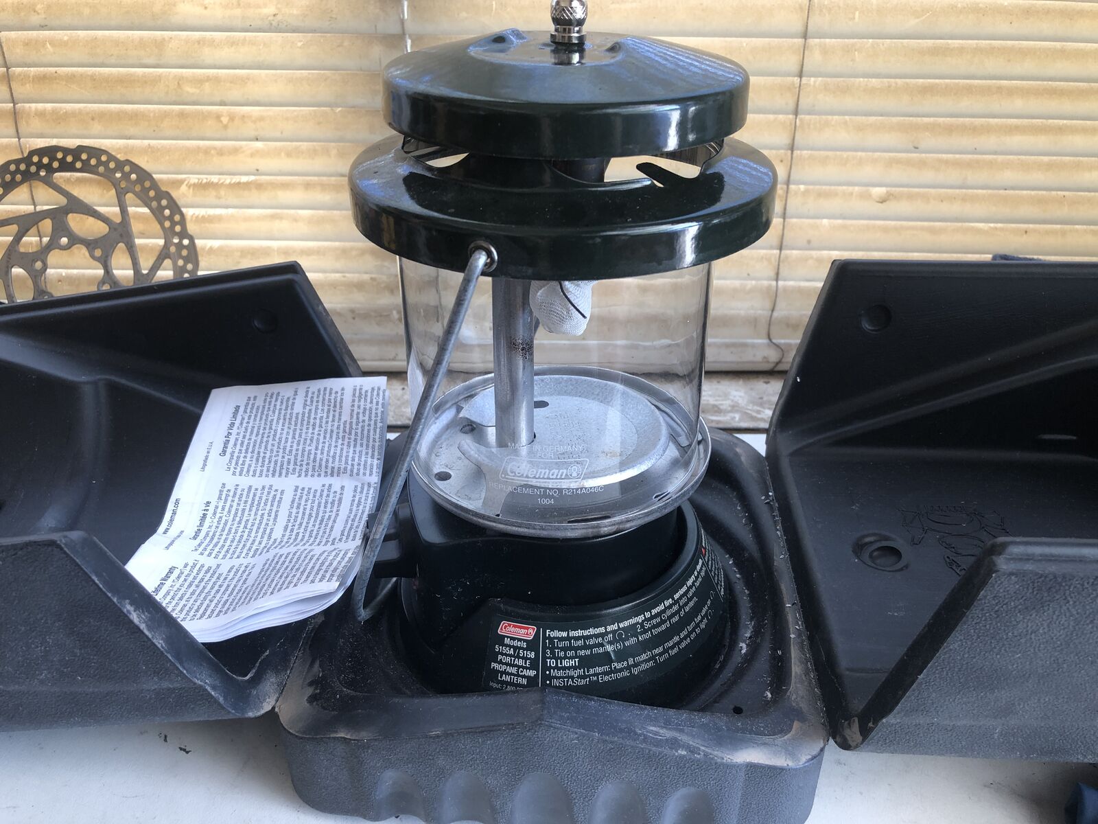 Coleman Propane Lantern w/Case