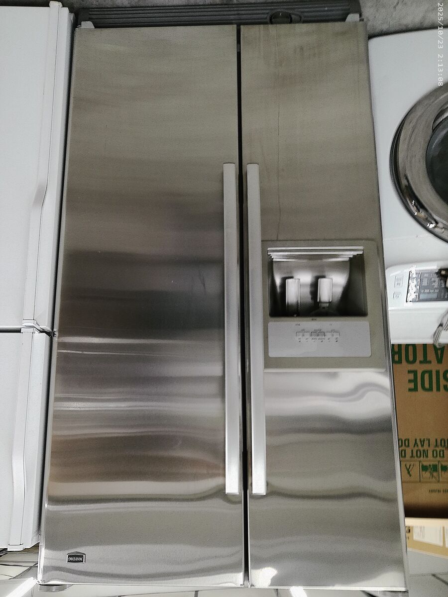 Clean Stainless 25 cf Side by Side~90 Day Guarantee