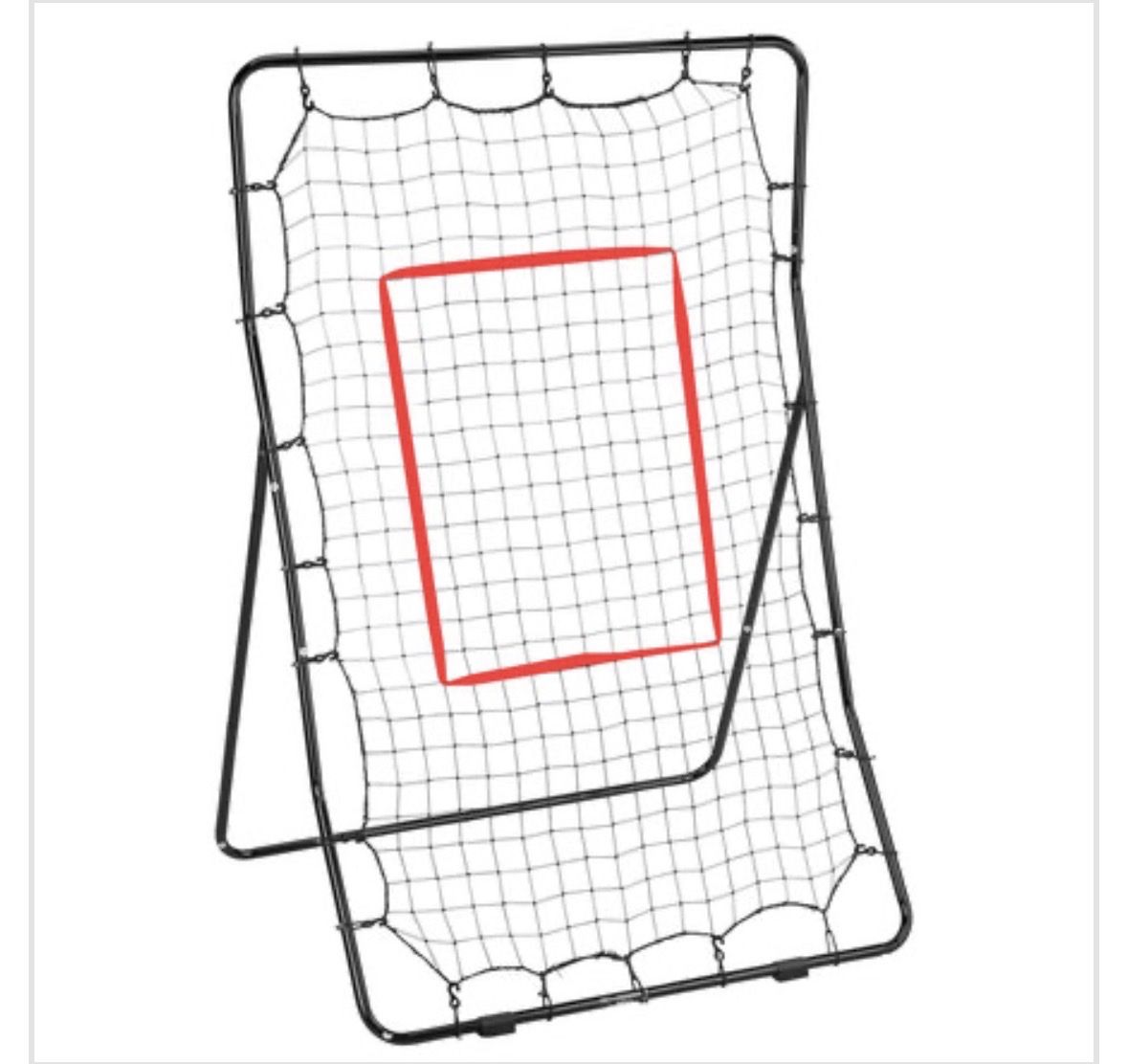 Franklin 55" 3-Way Pitch Return Training Aid - Quick Bungee Assembly, Durable Steel Frame