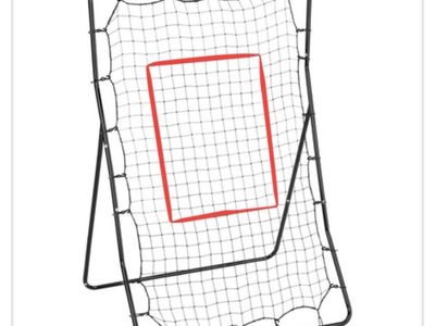 Franklin 55" 3-Way Pitch Return Training Aid - Quick Bungee Assembly, Durable Steel Frame