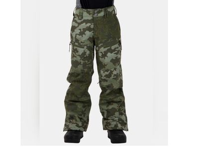 Obermeyer Boys Parker Ski Snow Pants Teen Medium 10-12 Green Camouflage