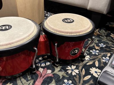 Home Studio Cleanout Lot - Fender Amp, Effects Pedal, Mics, Wall Mounts, & Hand Drums