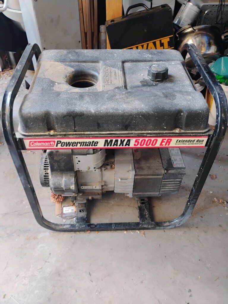 Coleman Powermate Generator Maxa 5000 ER Maxa