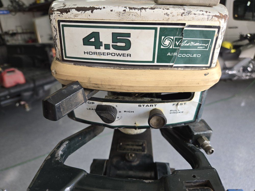 Vintage Sears Ted Williams 4.5 HP Air-Cooled Outboard Boat Motor