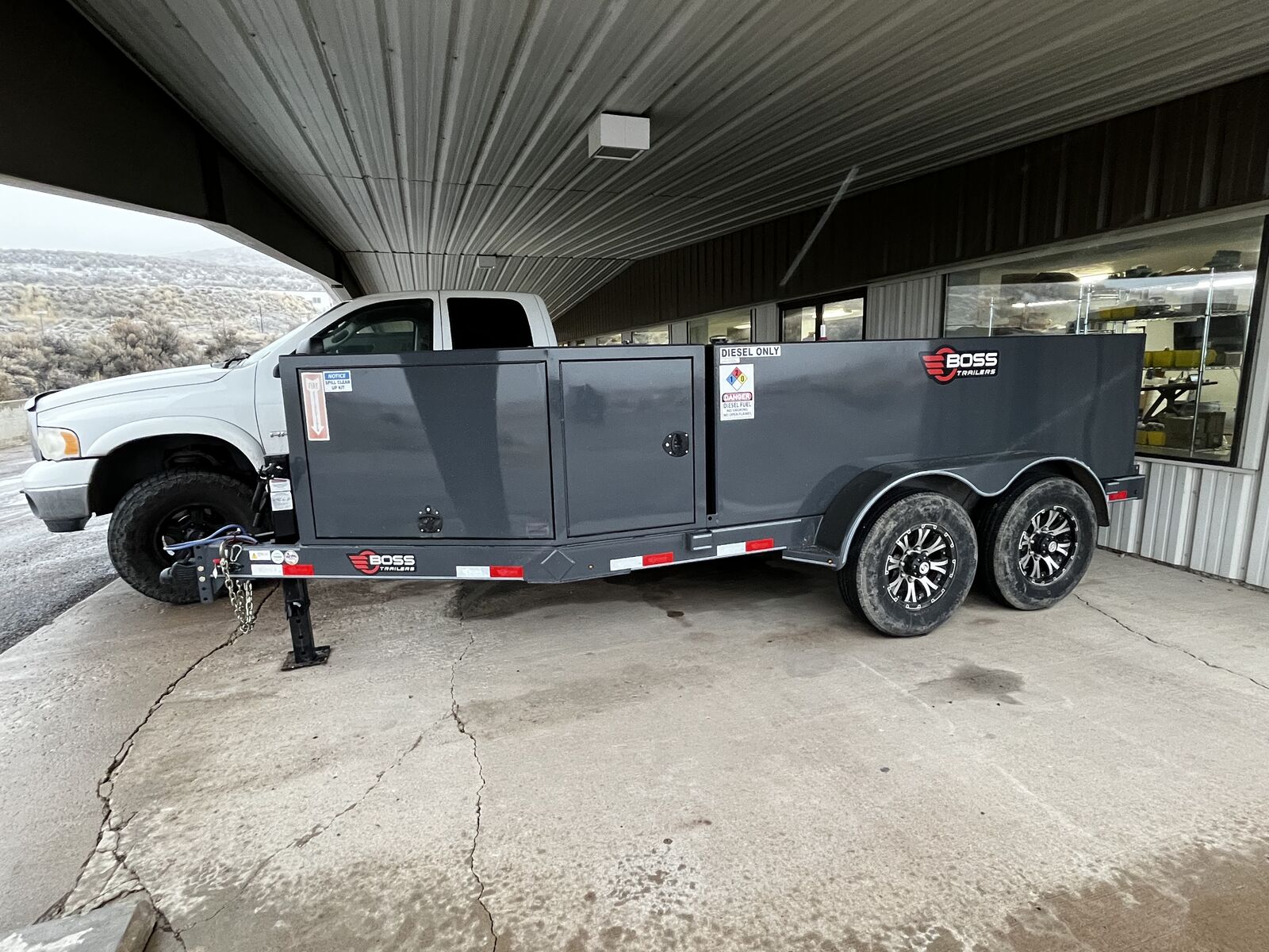 Boss 990 fuel trailer with def tank and pump