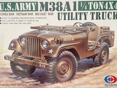 Skybow 1/35 M38A1 1/4 Ton Utility Truck (Jeep)