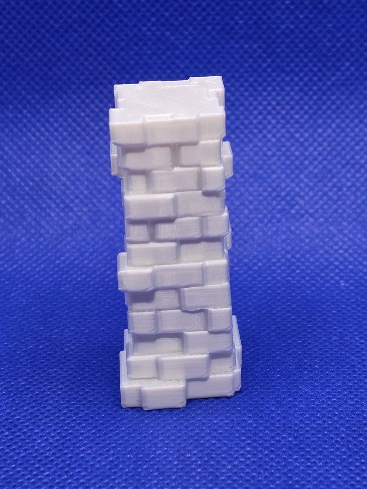 Brick Column for a Dungeons and Dragons (D&D) Terrain