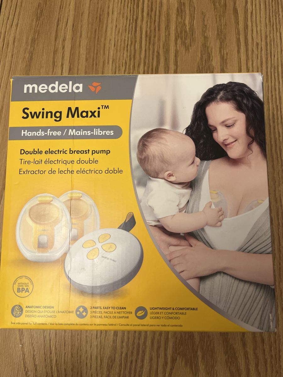 Medela Swing Maxi Hands-Free Double Electric Breast Pump - Used in Box