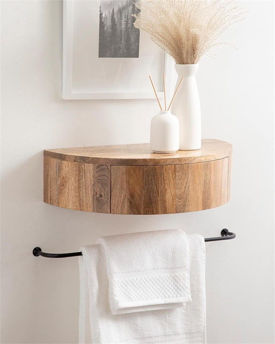 Kate and Laurel Reid Floating Table - 20x11x6 inches