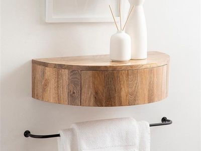Kate and Laurel Reid Floating Table - 20x11x6 inches