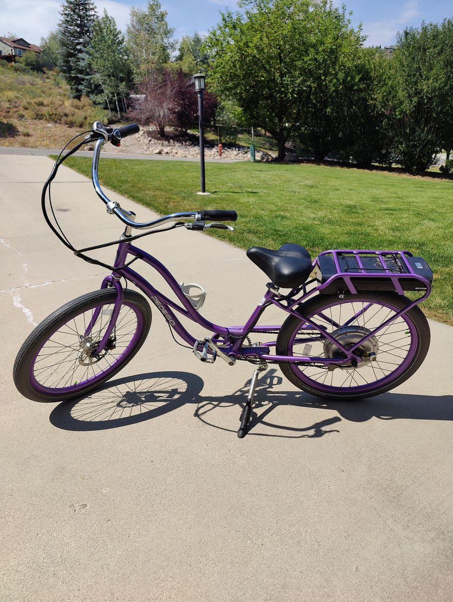 Pedego Comfort Cruiser Step-Thru Electric Bike - Purple