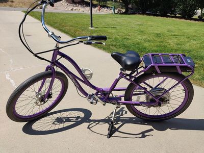Pedego Comfort Cruiser Step-Thru Electric Bike - Purple