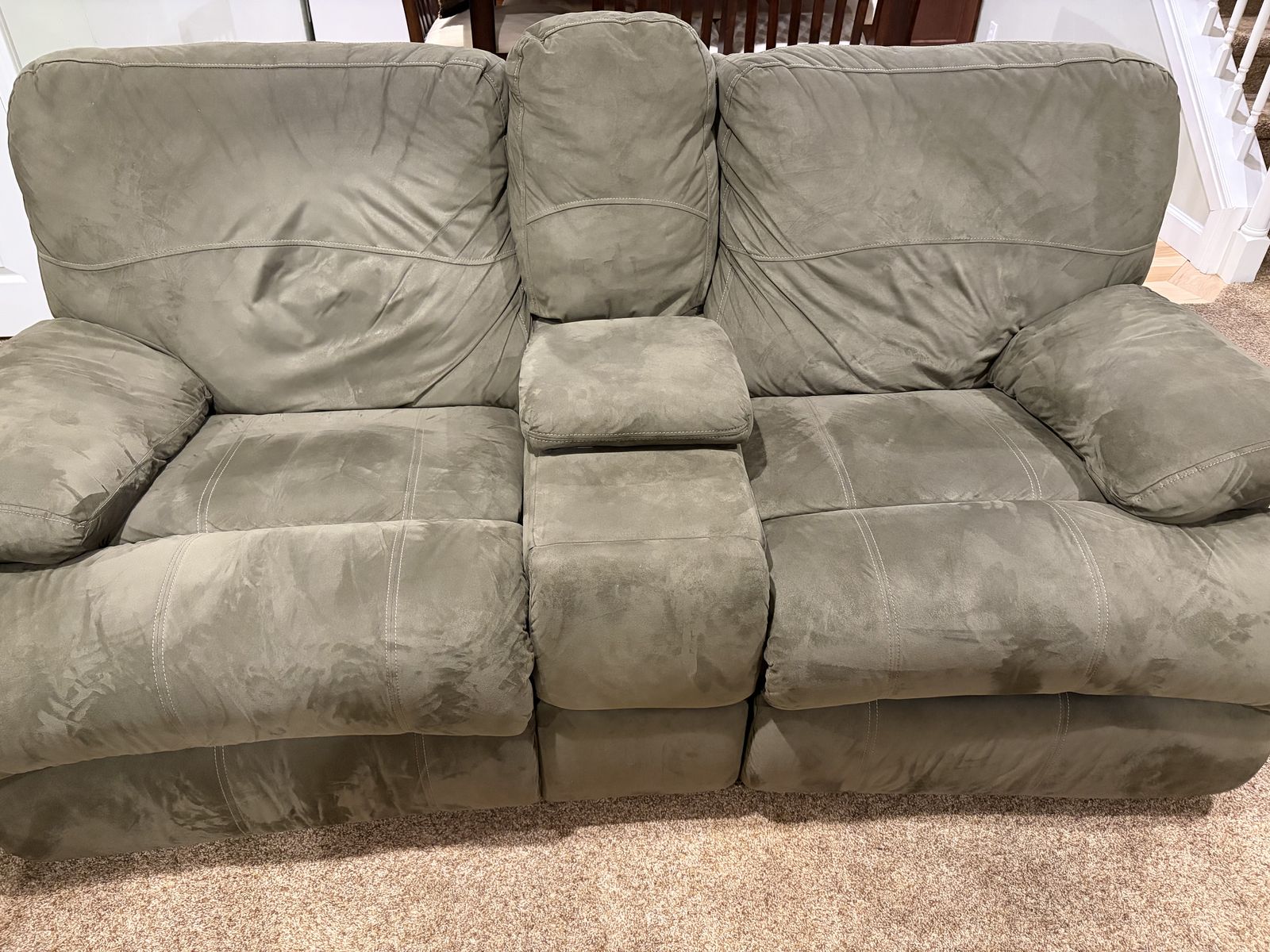 Hide-a-bed sofa and dial recliner