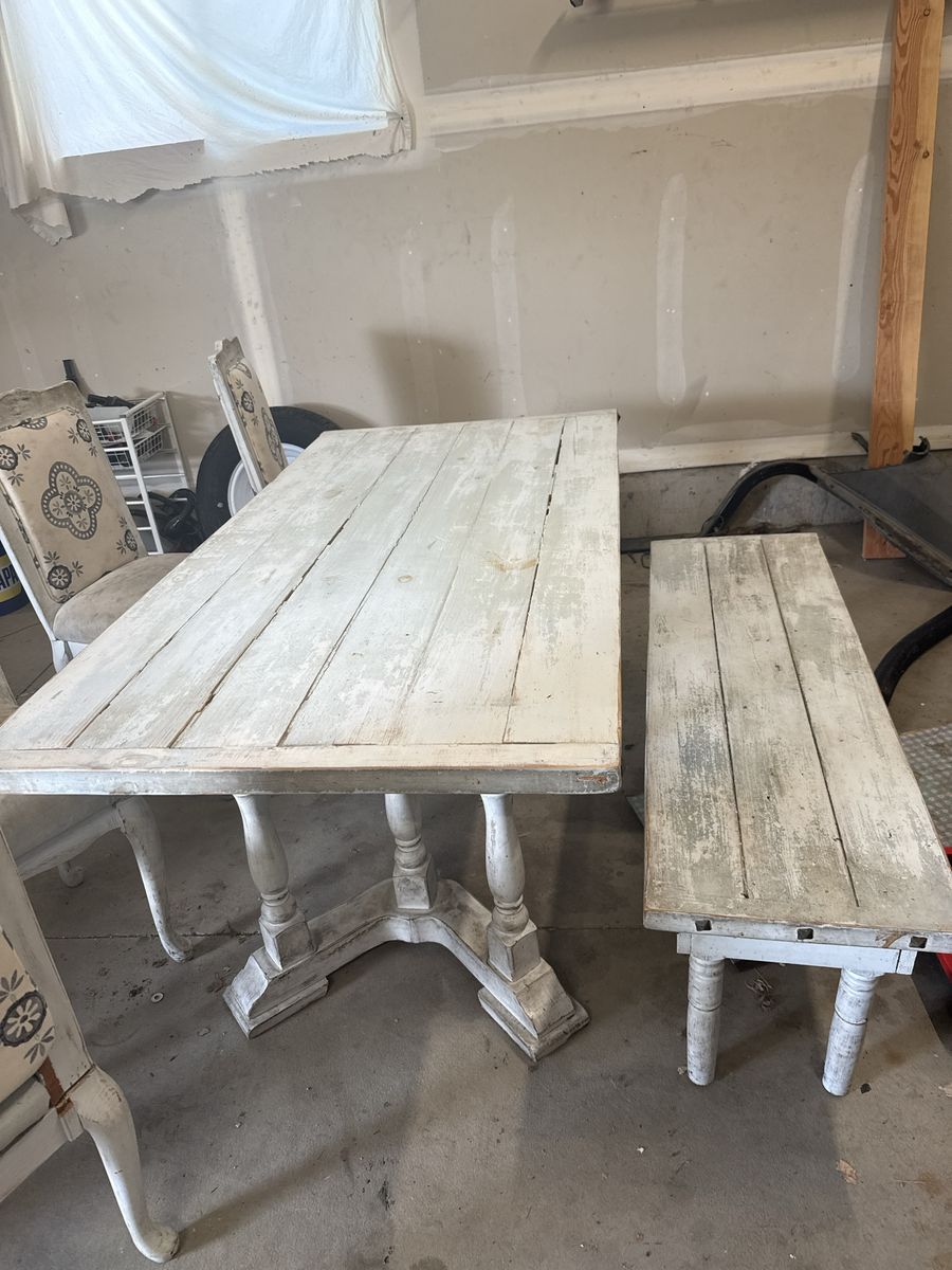 Table and chairs