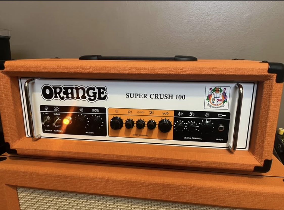 Orange Super Crush 100 Guitar Amplifier Head l