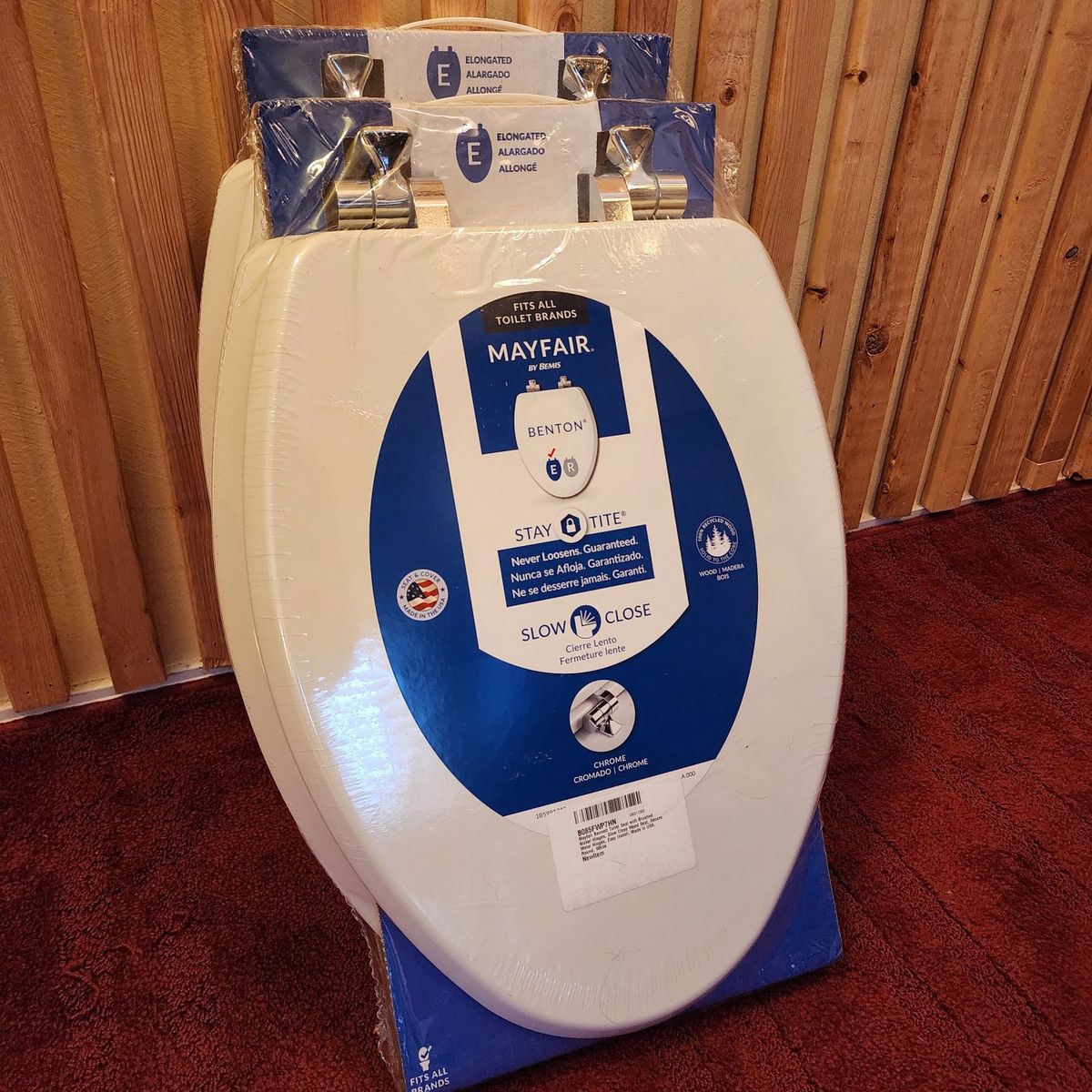 2 Mayfair Benton Elongated Toilet Seats