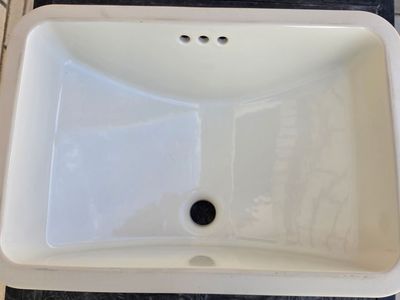 Kohler K-2214-96 Ladena Bathroom Undermount Sink with overflow in Biscuit