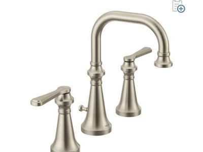 New! Brushed Nickel Bathroom Faucet (2-handle)